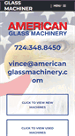 Mobile Screenshot of americanglassmachinery.com